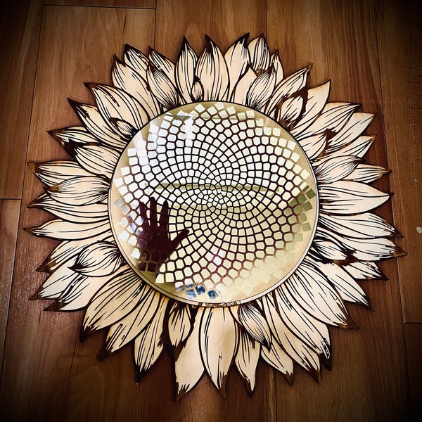 Sunflower Mirror Etsy