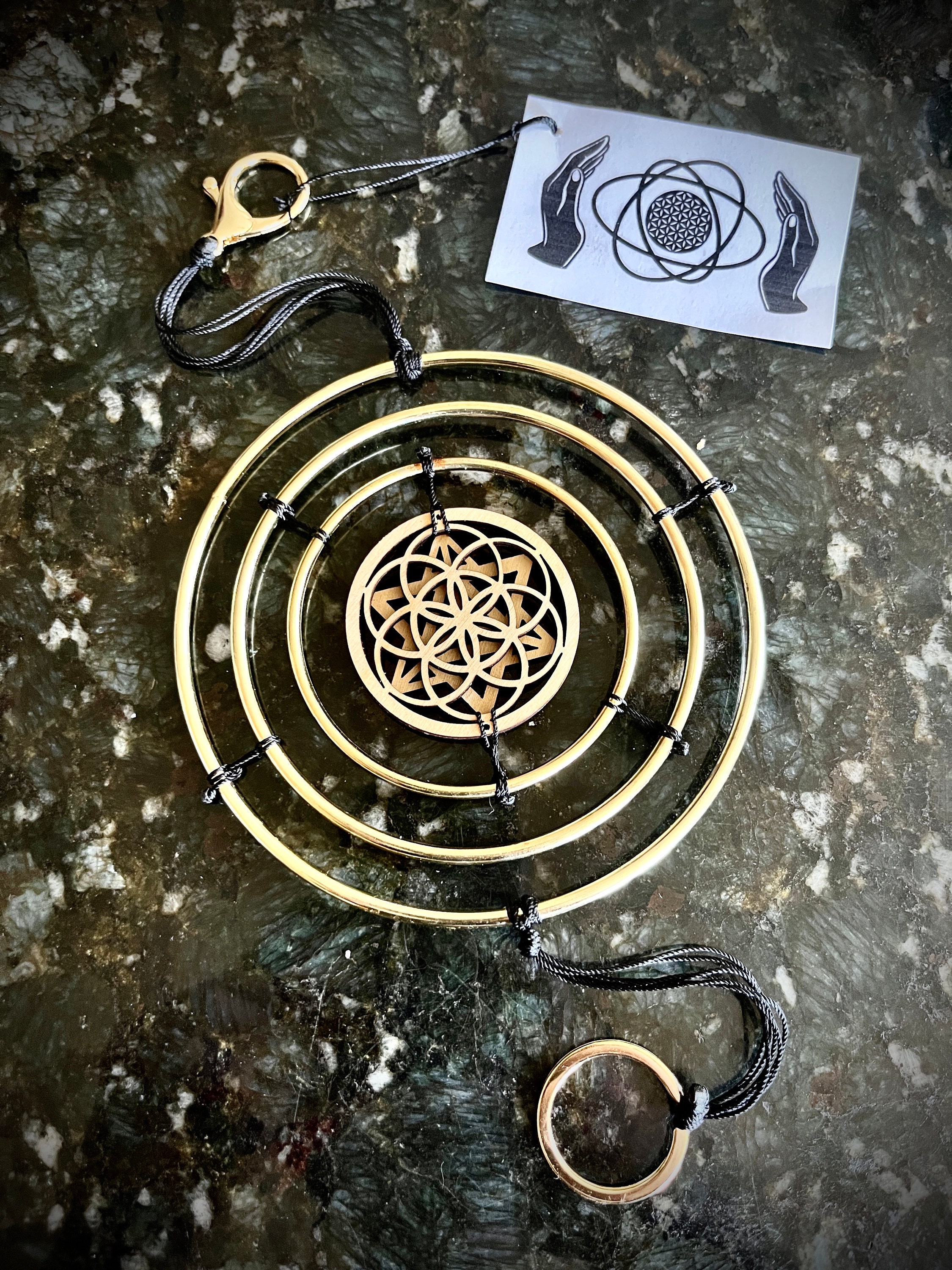 Dream Oscillator, fidget toy, meditation, sacred geometry, kinetic sculpture