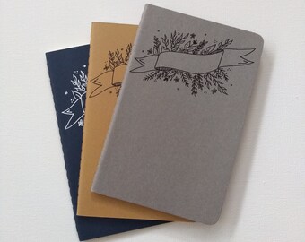 Personalised Notebook- Floral Detail Journal