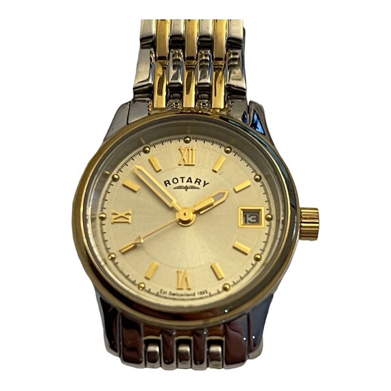 Rotary Ladies Quarts Watch stainless steel gold p… - image 9