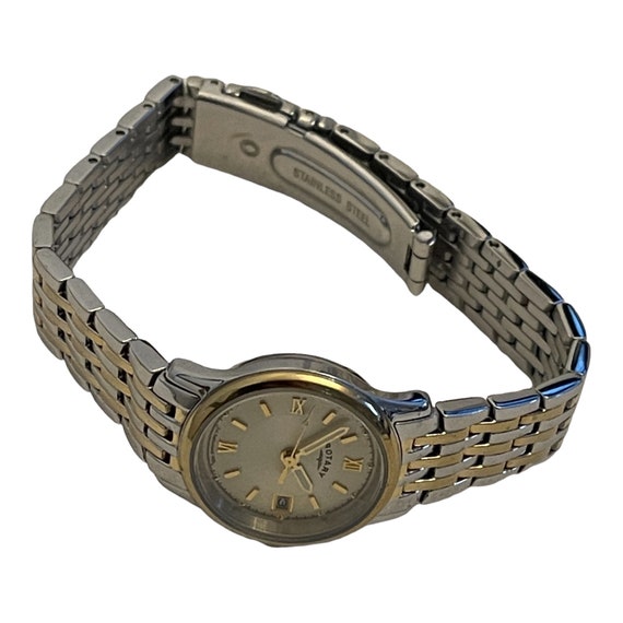 Rotary Ladies Quarts Watch stainless steel gold p… - image 4