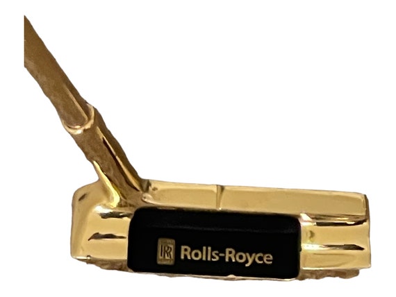 Rolls Royce Gold Putting club mens presentaion anniversary gift Automobile owner Car accessory
