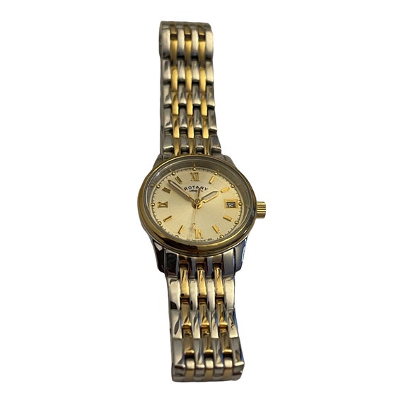 Rotary Ladies Quarts Watch stainless steel gold p… - image 6