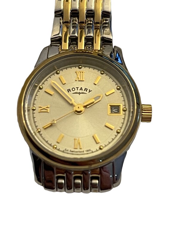 Rotary Ladies Quarts Watch stainless steel gold p… - image 7