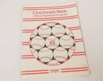 1989 Cincinnati Reds Official Yearbook Program, Pete Rose Manager