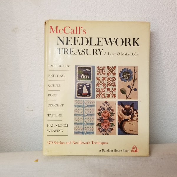 1964 McCall Treasury of Needlework book