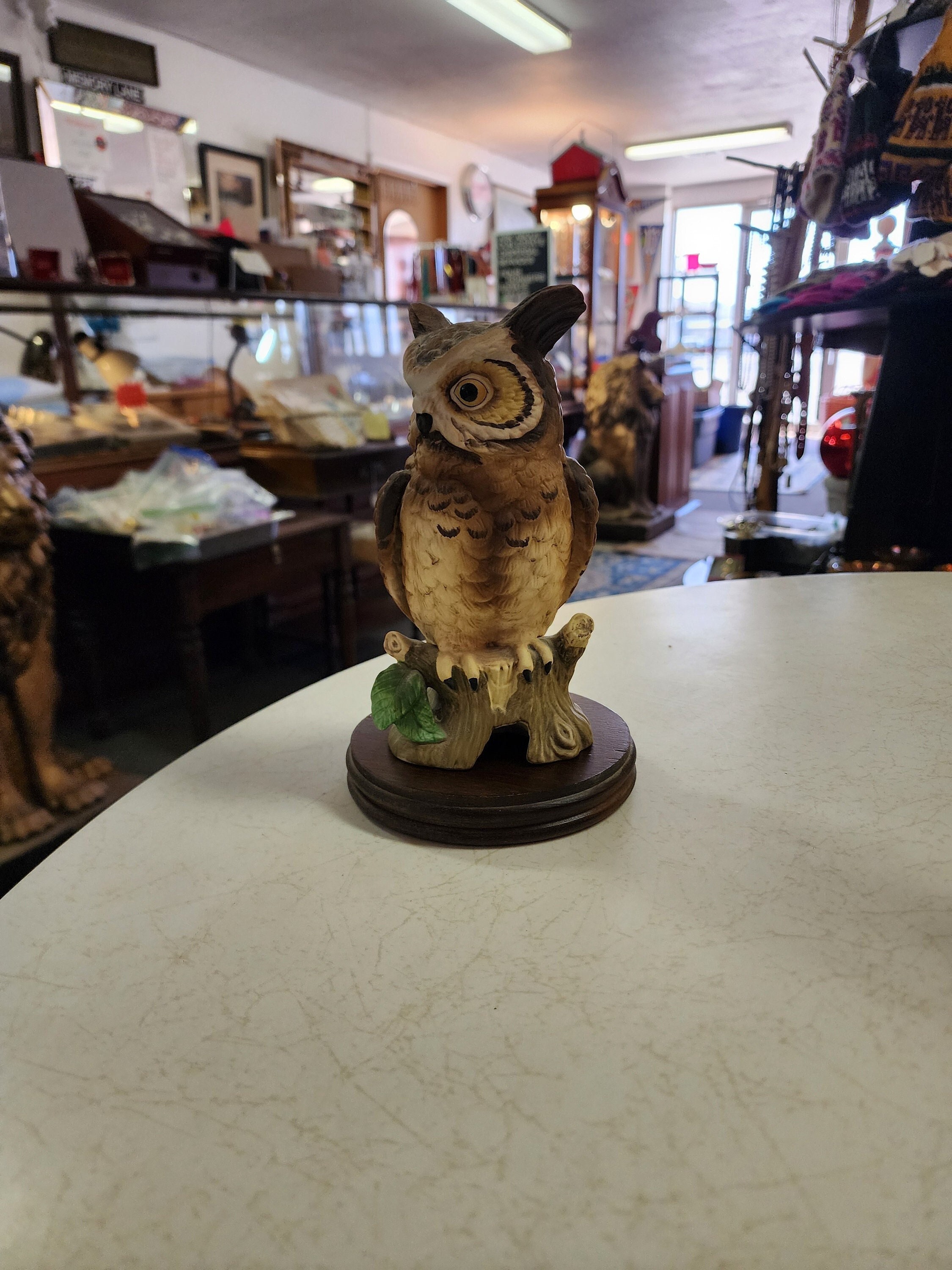 Vintage Lefton Owl Figurine, excellent condition