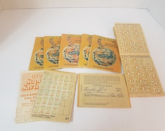 Vintage Books of Gold Bond Trading Stamps