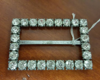 Vintage Rhinestone Belt buckle