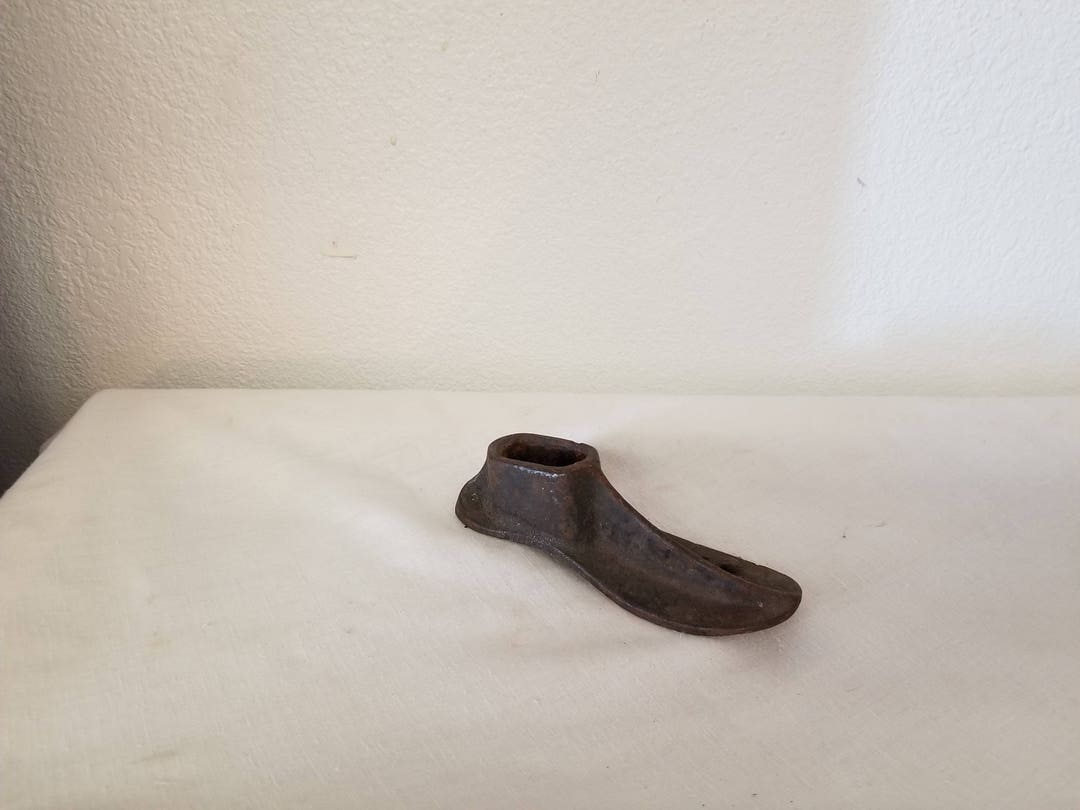 Antique Cobbler Cast Iron Shoe Mold Etsy