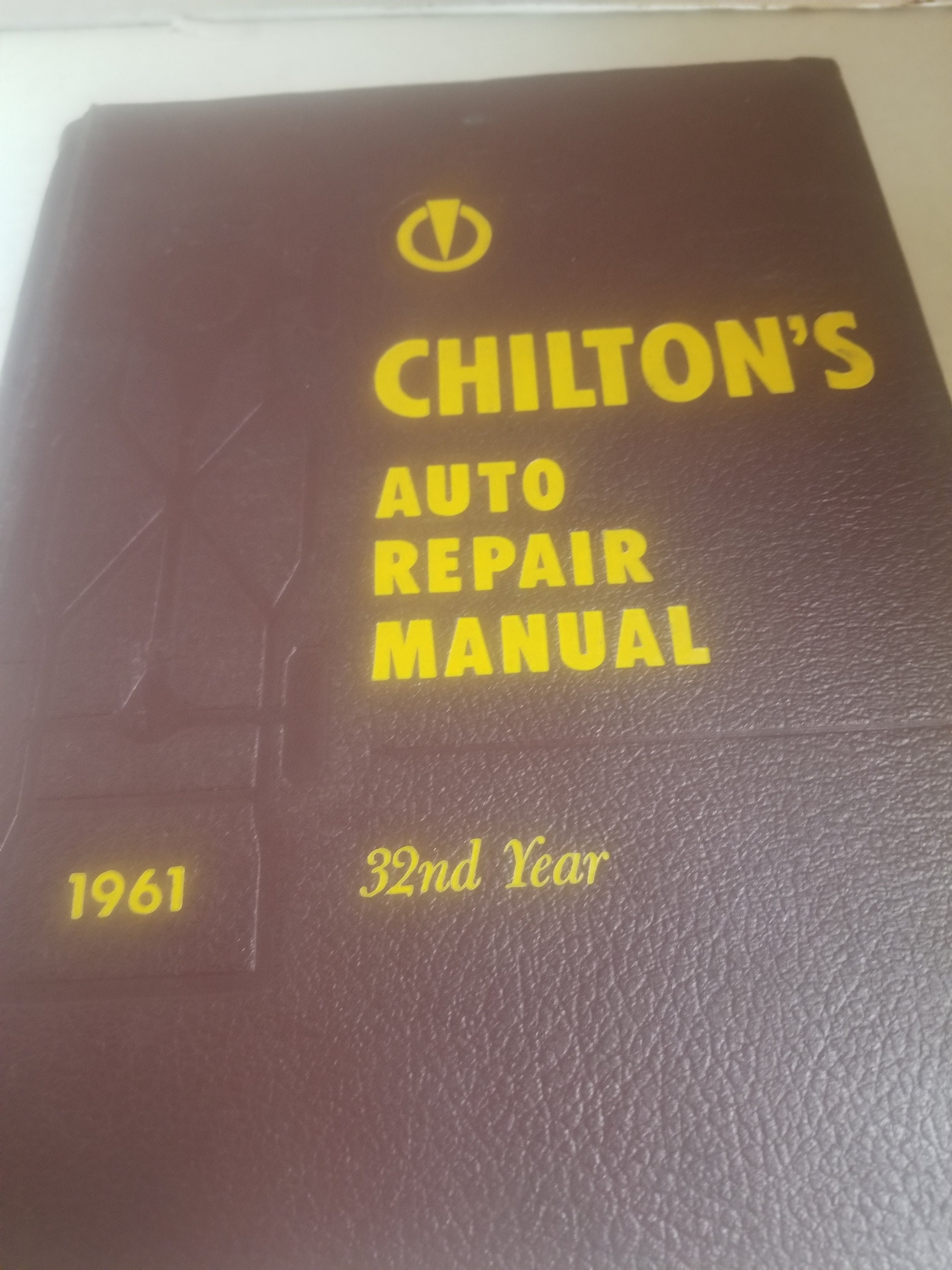 1961 Chilton Auto Repair Manual 32 edición Etsy
