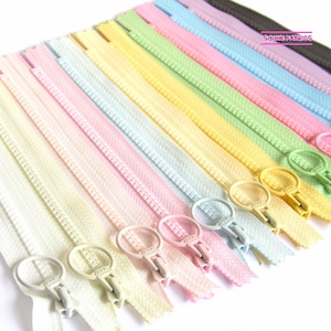 1Pcs YKK 3# Resin Zipper Close-end for DIY Bag Sewing Accessories Round Pull Ring