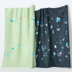 Nani Iro Japanese Fabric Cotton Silk Fabric New morning  -50CM