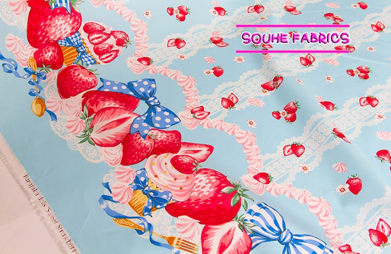 Japanese Cotton Fabric Lolita Fabric Quilting Cloth Fabric Etsy