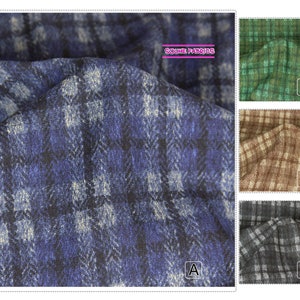 Japanese Kokka dobby Cotton Fabric Plaid -50CM