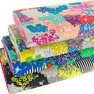 Japanese Cotton Linen Canvas Fabric Echino By Etsuko furuya Garden by-50CM