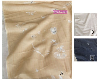 Nani Iro Japanese  Double Gauze Cotton Fabric New Morning II-50CM