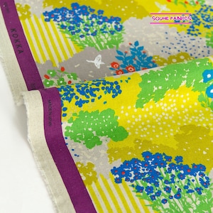 Japanese Cotton Linen Canvas Fabric Echino By Etsuko furuya Garden by-50CM