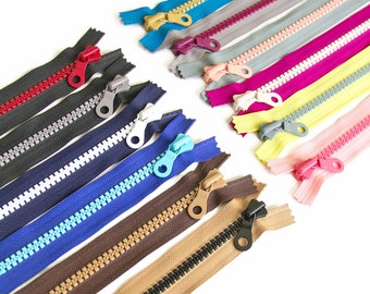 1 pcs YKK #10 Plastic Zipper Close-end Resin Zipper Heavy Duty For DIY Bags