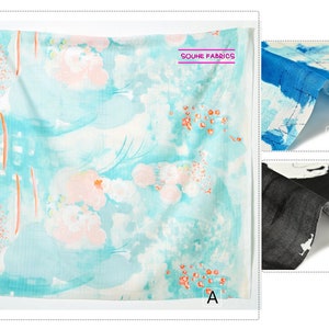 Nani Iro Japanese Organic Double Gauze Cotton Fabric Komorebi -50CM