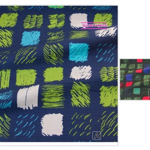 Japanese Keshiki Dobby Cotton Linen Fabric  Field -50CM