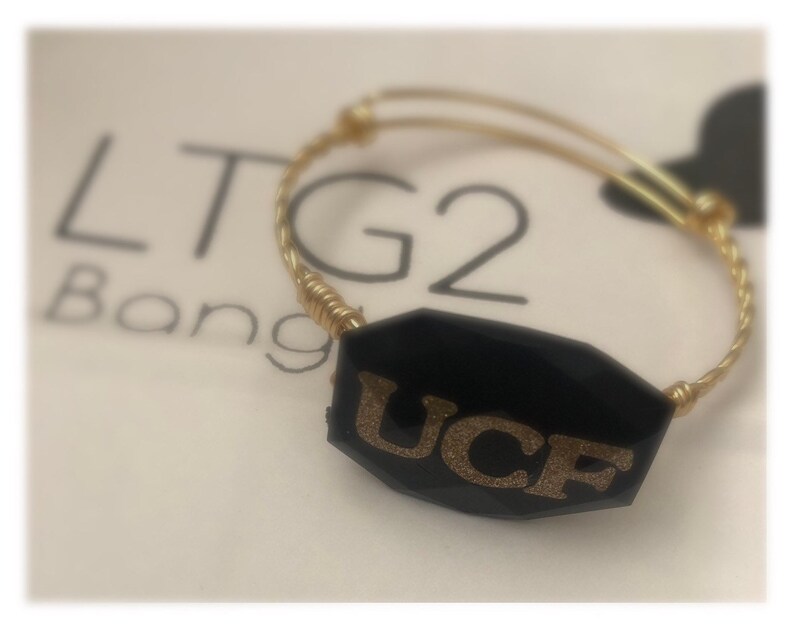 UCF Knights Bracelets. University of Central Florida Bracelets Set