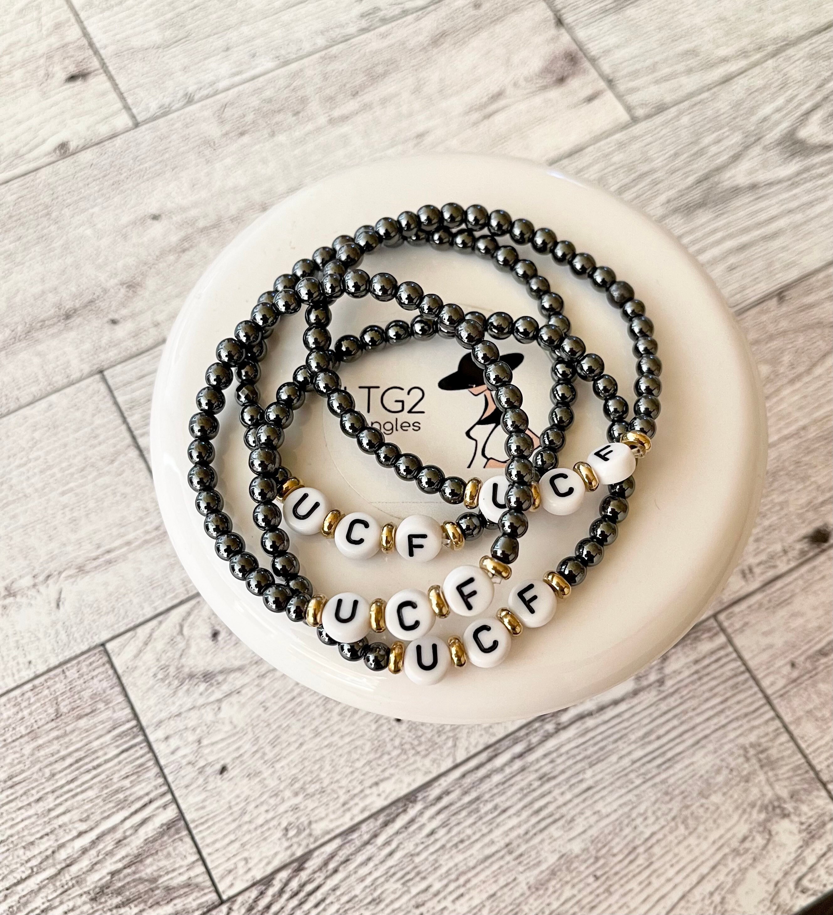 UCF Knights Bangles. University of Central Florida UCF, UCF Bracelet