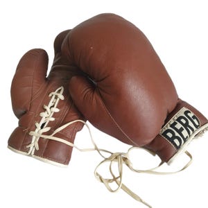 Vintage Decorative German Berg Lace up Boxing Gloves 8 Oz - Etsy