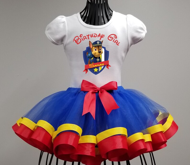 paw patrol 4th birthday outfit girl