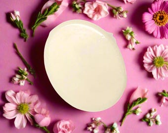 Jabón de leche de cabra sin perfume / Barra limpiadora natural para rostro y cuerpo