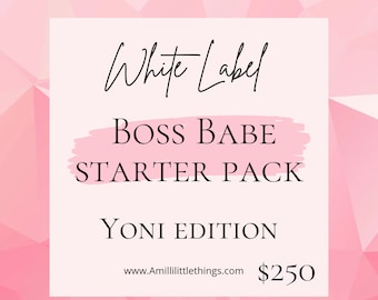 Kit de inicio para el negocio de yoni / Paquete de aceite, barras y vapor para yoni al por mayor