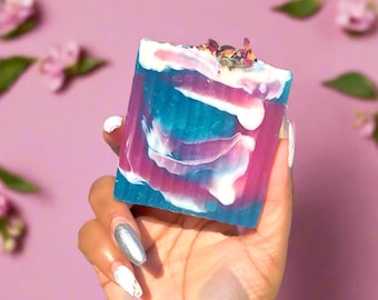 Barra de yoni Mermaid Kisses/Limpiador suave/Jabón a base de plantas/Jabón artesanal