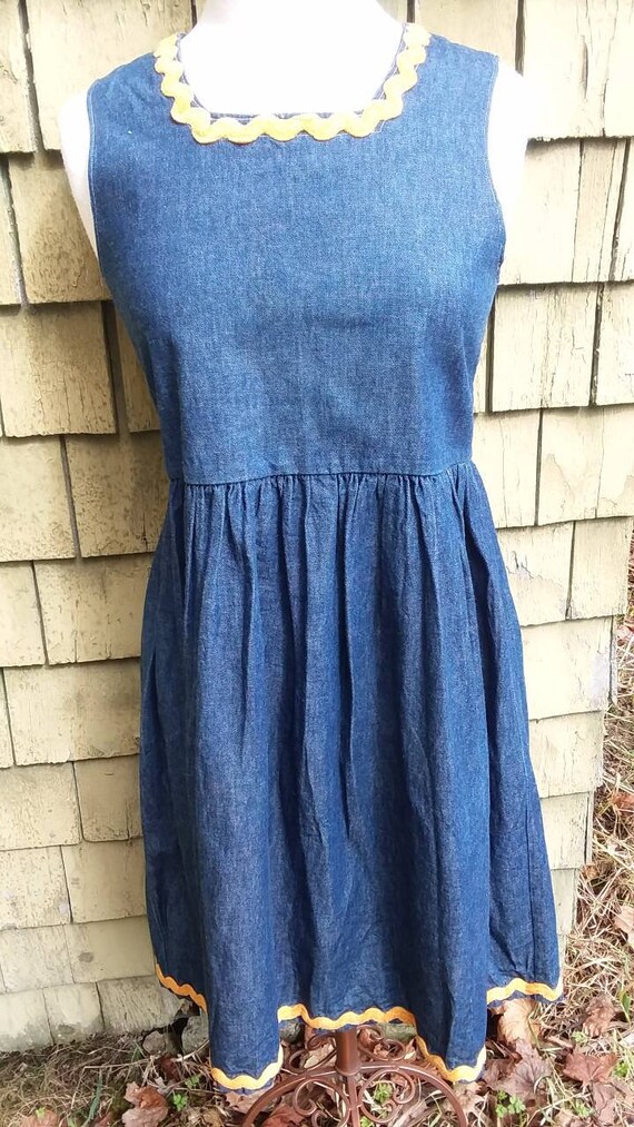 denim tank dress