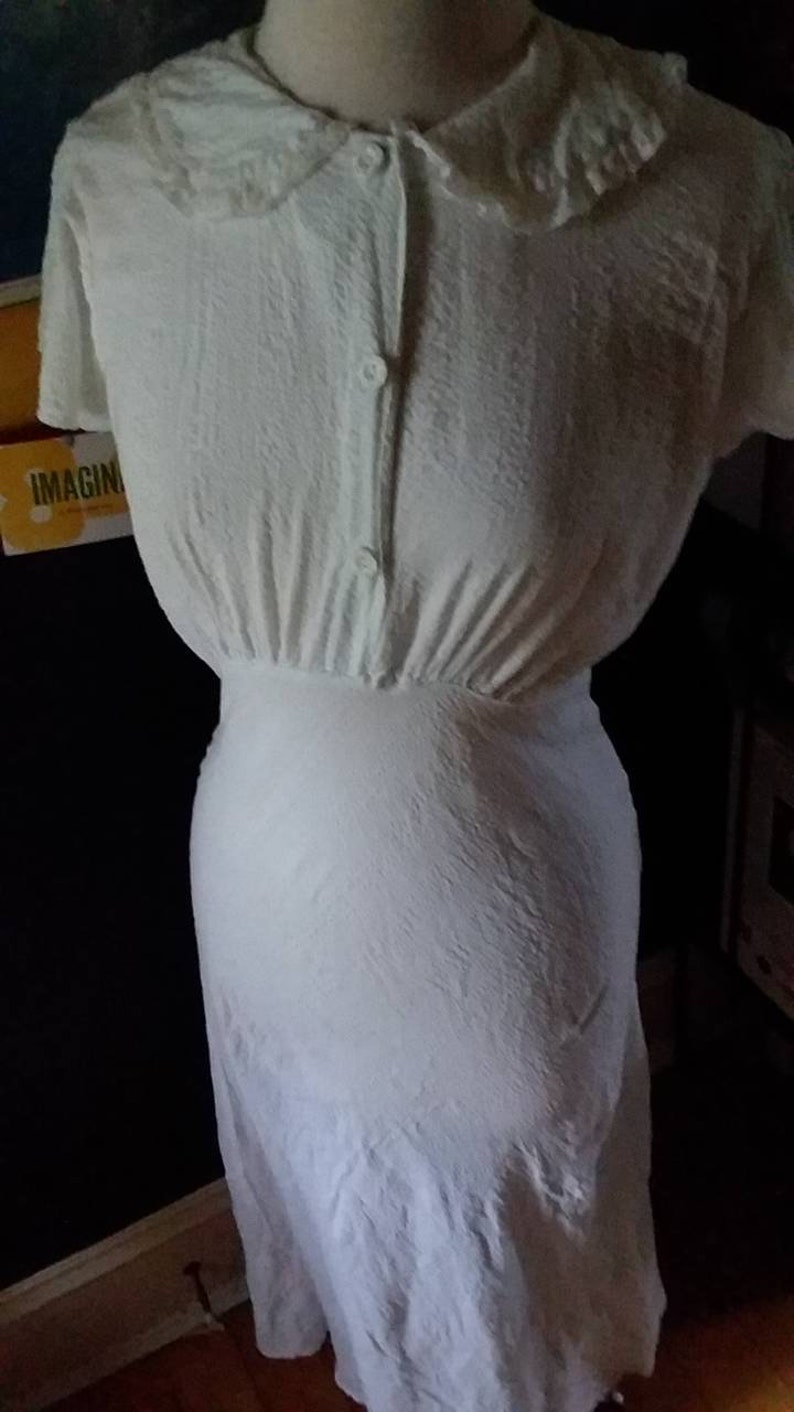 vintage seersucker dress