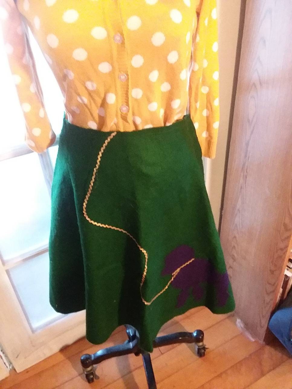 Unfinished Felt Poodle Skirt | Etsy