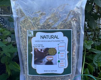 Dried Papaya Male Flowers: Sugar-Free Herbal Tea (500g)