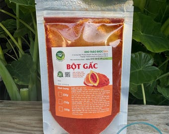 Bot Gac Do - Bột Gấc Đỏ Nguyên Chất - 100% Organic Pure Dried Gac Powder 100g