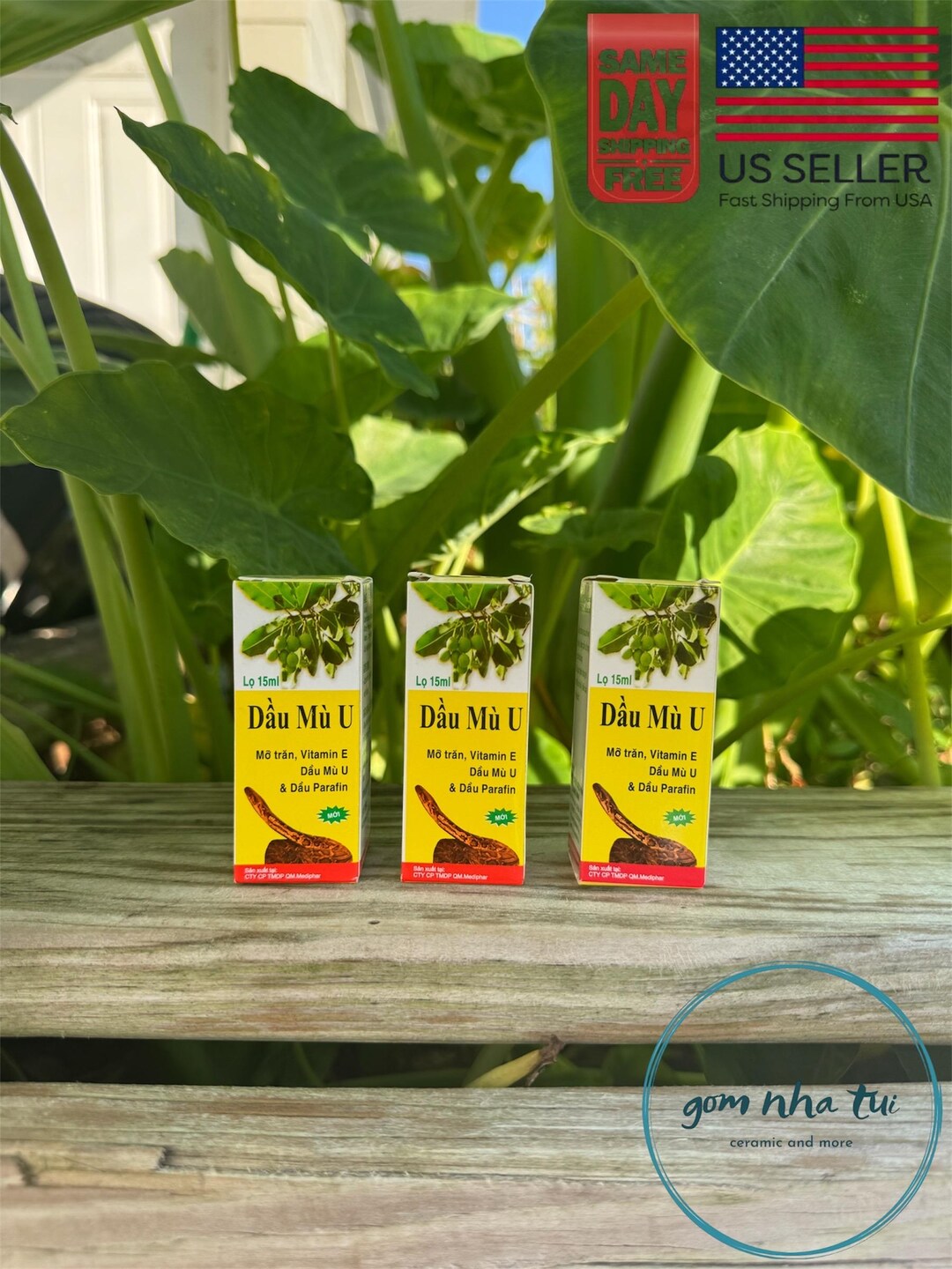 Dau Mu U Mo Tran Oil - Tamanu & Python Fat, 15ml (3 Boxes) - Etsy