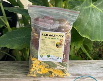 Sam Bong Cuc - Sâm Bông Cúc - 100% Organic Pure Dried Chrysanthemum Flower 100g