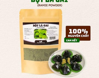 Ramie Leaves Powder: Natural Vietnamese Cake Coloring (100g)