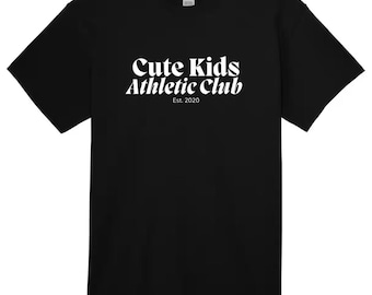 Cute Kids Athletic Club (minimalist) Tee