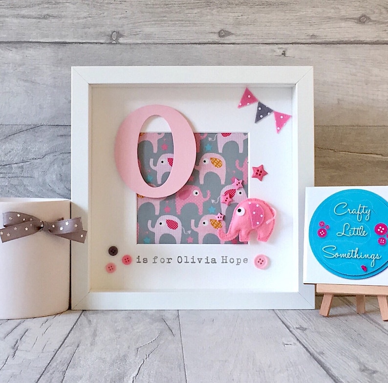 New Baby Girl Pink Personalised Gift