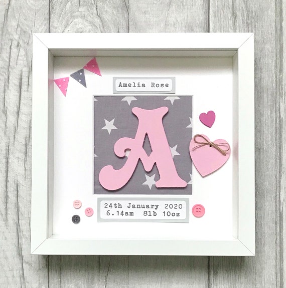 christening box frame ideas