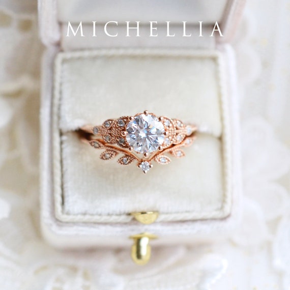Pandora Engagement Ring - Vintage Marquise and Dot Ring - Do Amore
