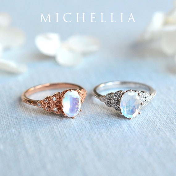 Michellia hotsell moonstone ring