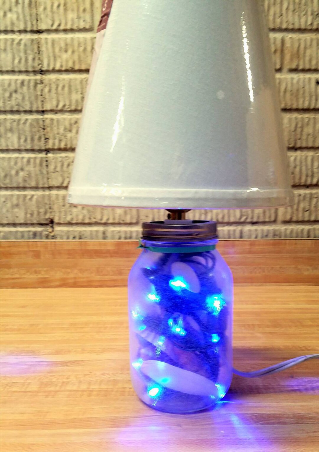 A Beach Decor Accent Table Lamp, Multi Light Switch, Incandescent, LED