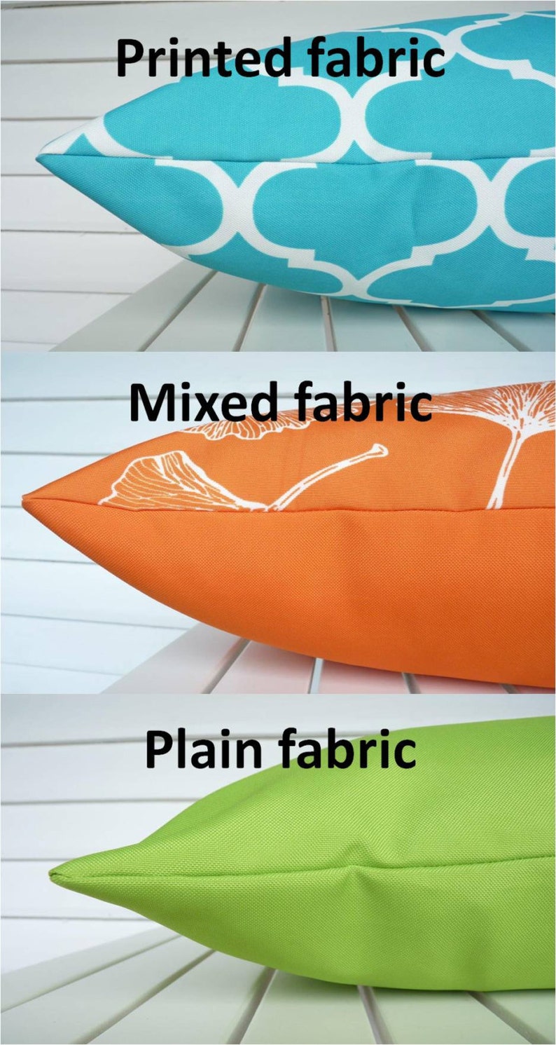 LARGE 60x60cm OUTDOOR PILLOW Outdoor Fabric Waterproof Etsy