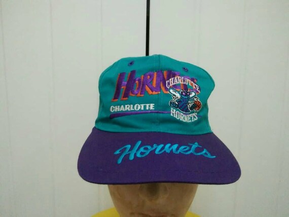 vintage charlotte hornets hat