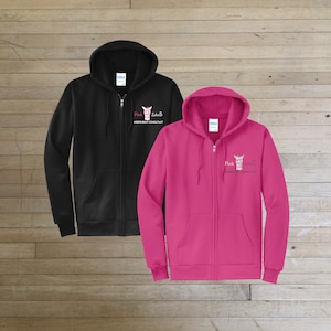 Pink Zebra Independent Consultant Unisex Full-Zip Hoodie