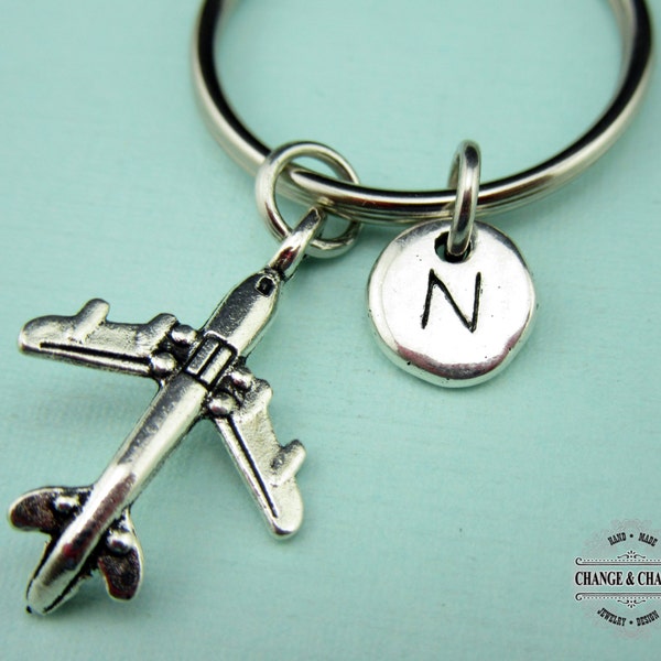 Airplane Keychain - Etsy